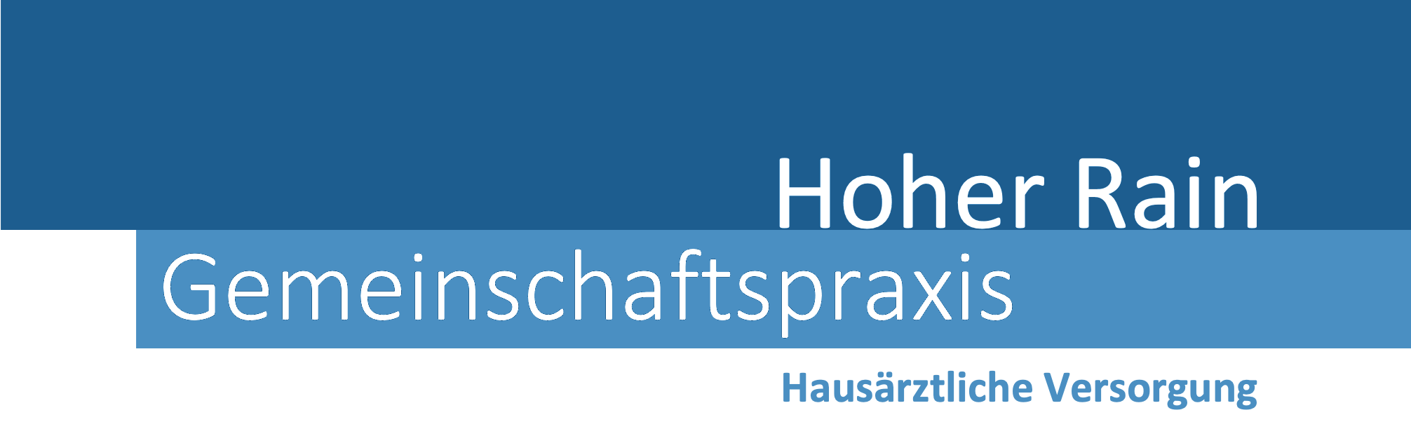 Gemeinschaftspraxis Hoher Rain, zur Startseite der Praxis-Website